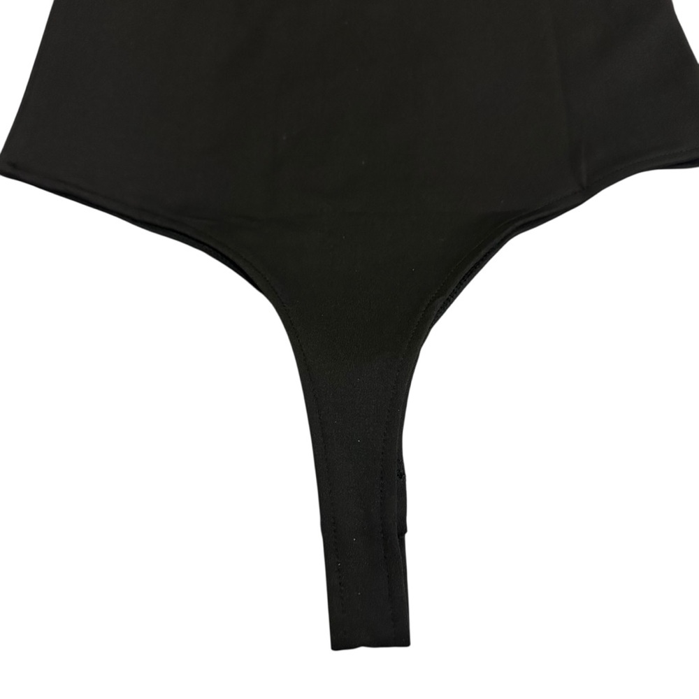 NWT/REORIA/Sexy Sleeveless/Square Neck/Black/Thong/Bodysuit/Size: XS - Picture 9 of 14